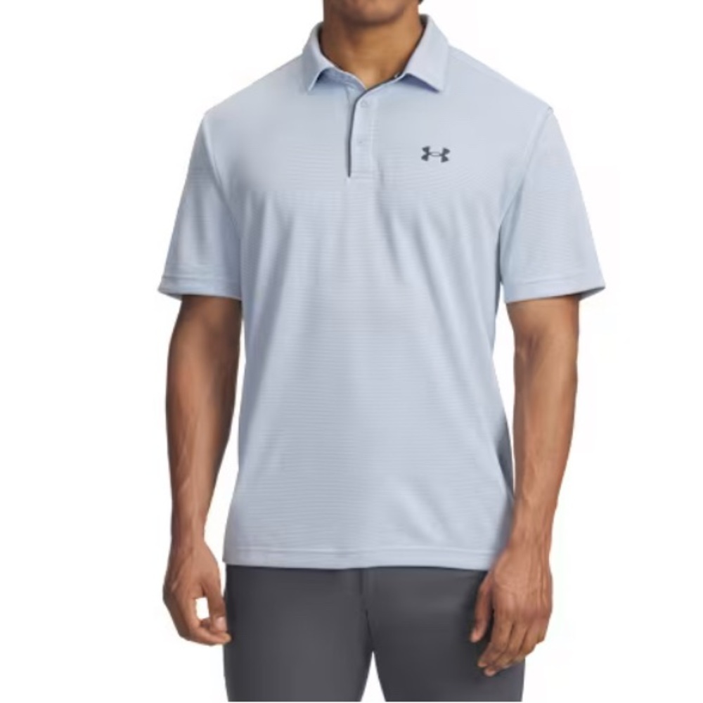 Under Armour The PlayOff Polo, Men's Light Sky Blue Polo Shirt, EUC, 3XL